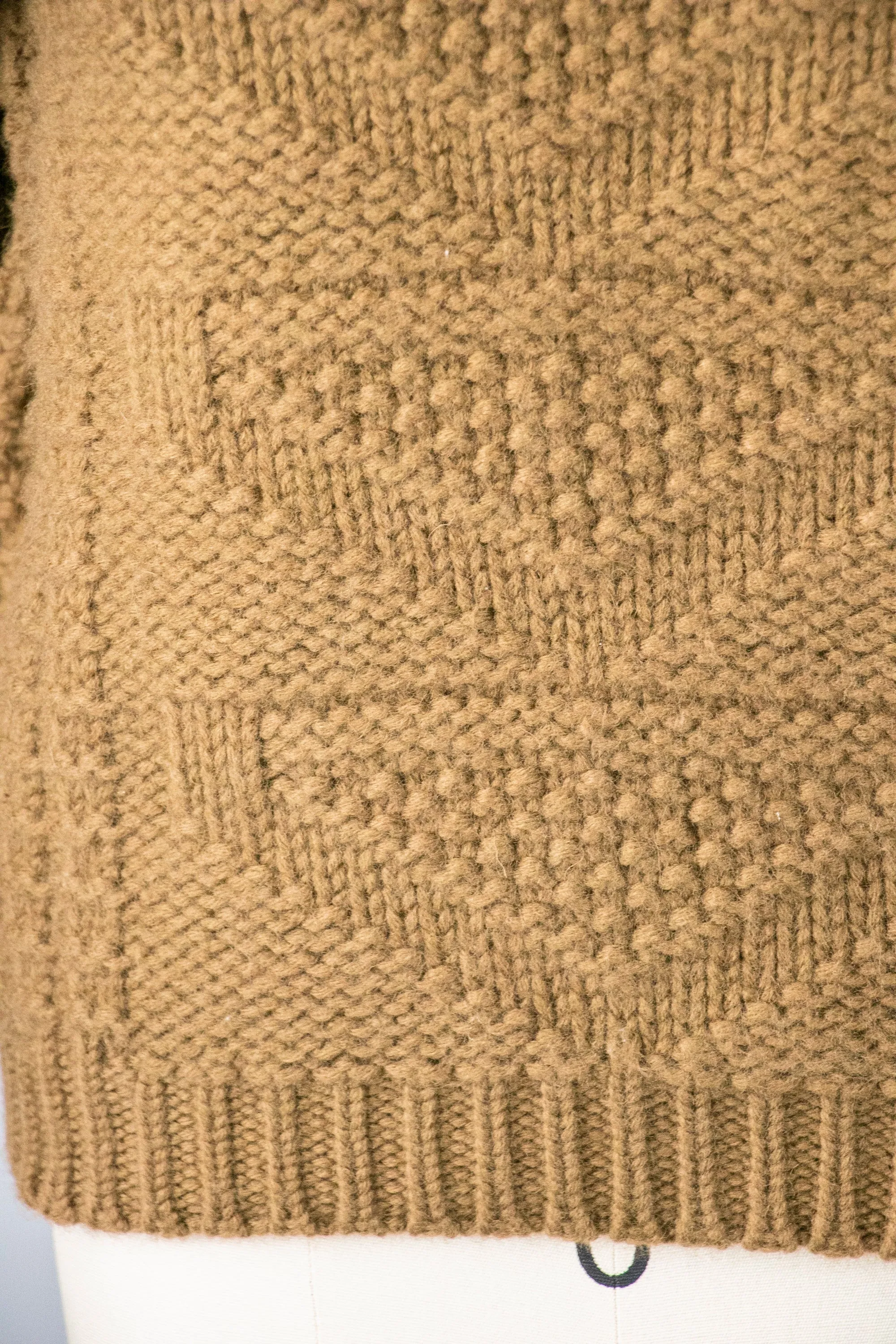 1970s Sweater Wool Knit Turtleneck M