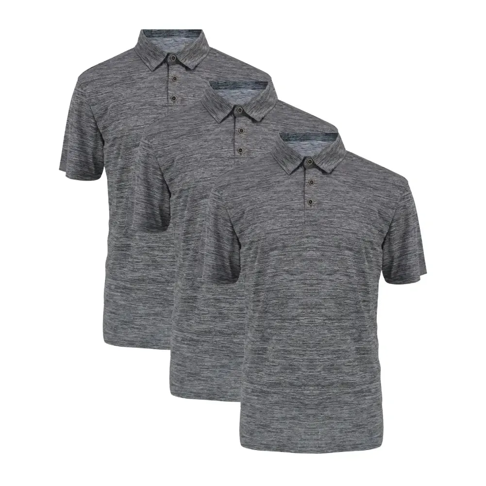 3 Pack Men’s Performance Polo Shirt