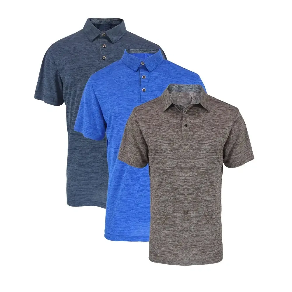 3 Pack Men’s Performance Polo Shirt