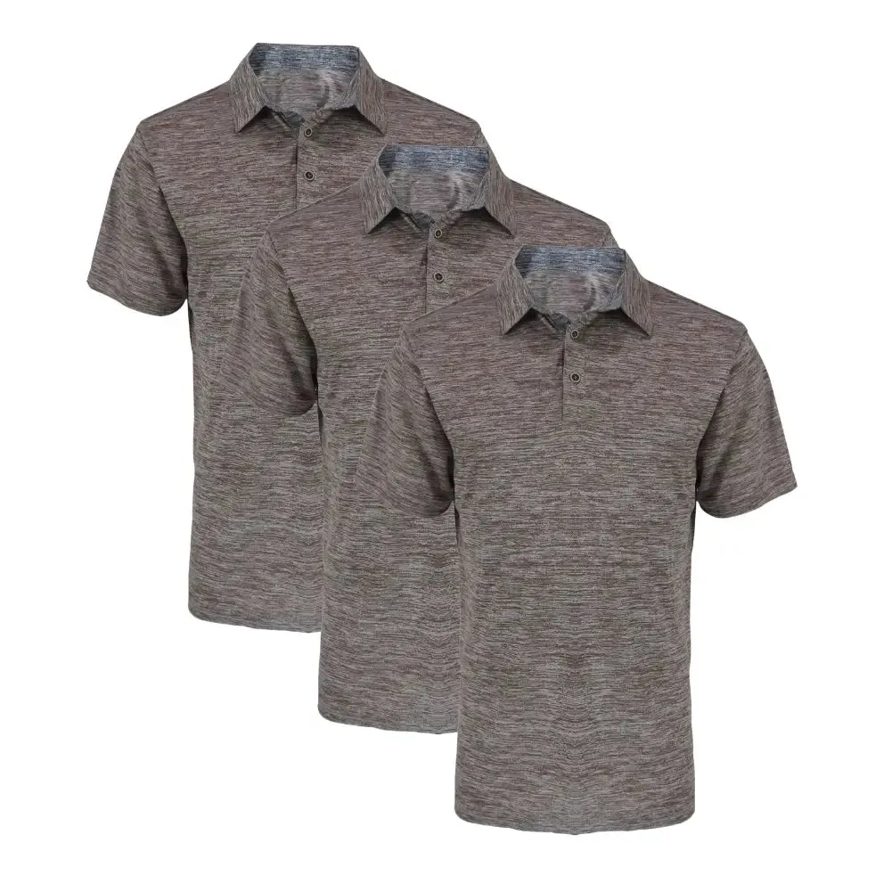 3 Pack Men’s Performance Polo Shirt