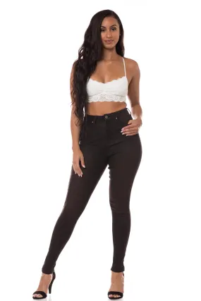 4412 Women's High Waisted Skinny Jeans