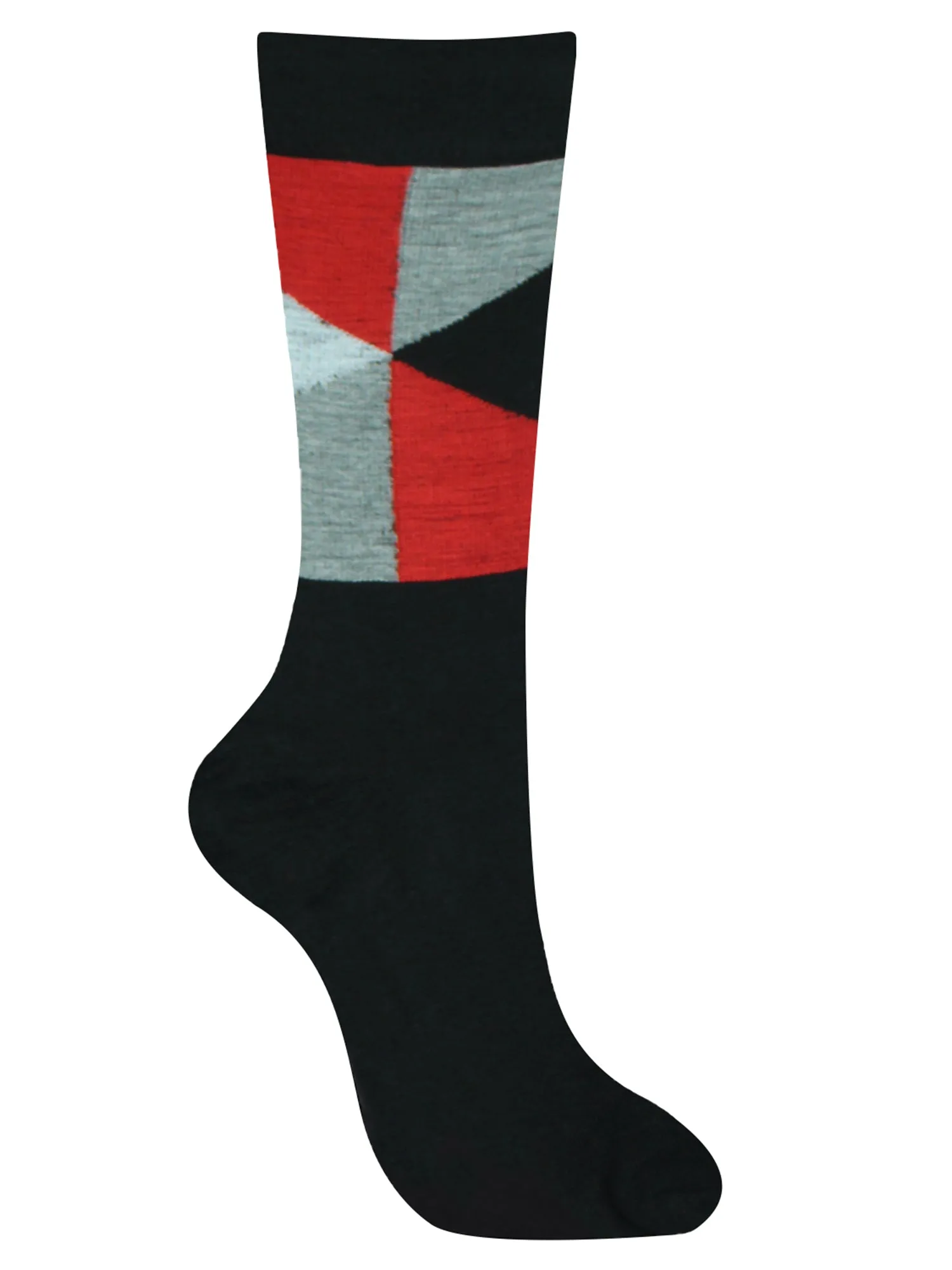 6-Pack Mens Assorted Cotton Blend Geometric Print Dress Socks