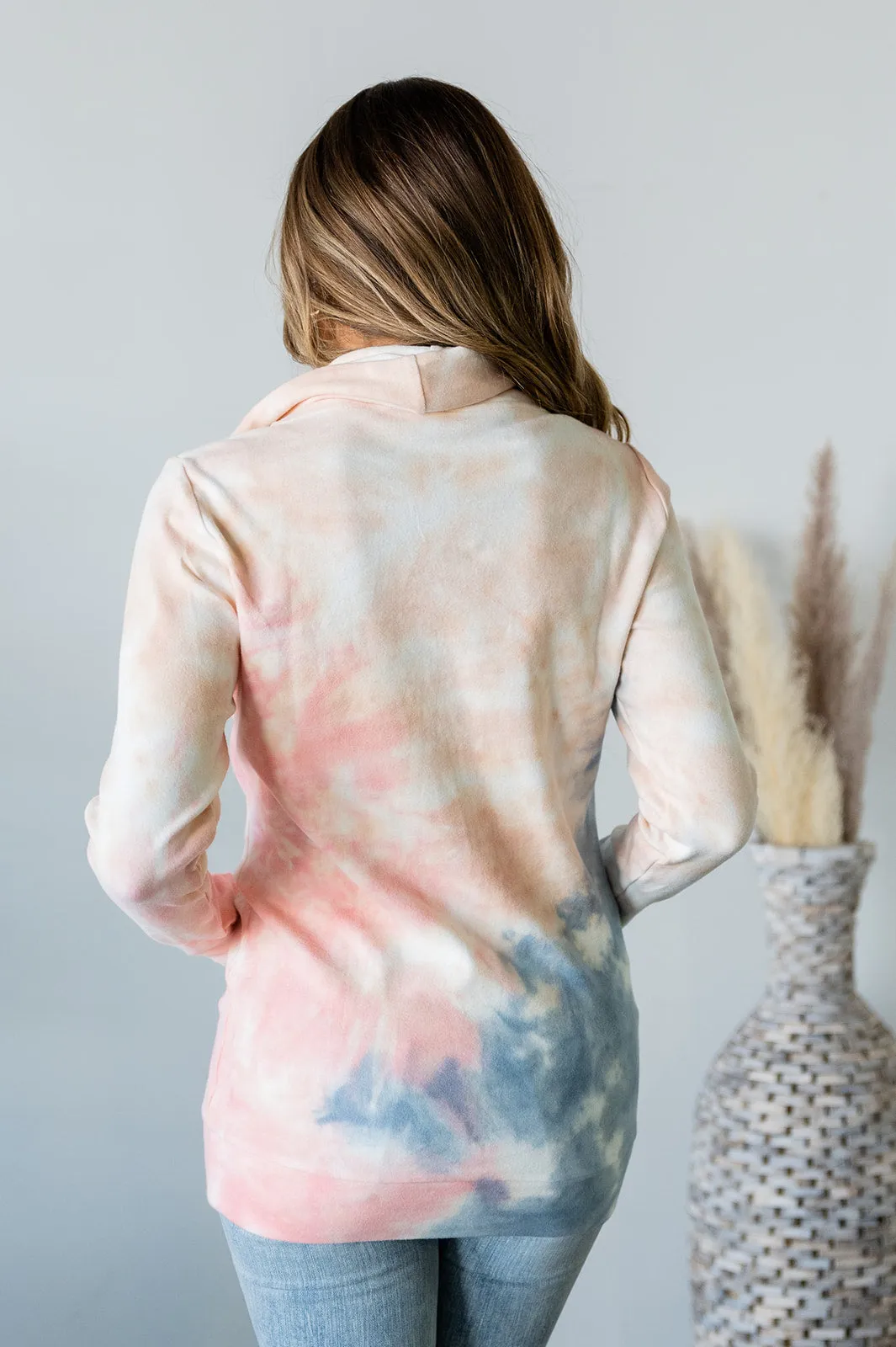 Ampersand Avenue Cotton Candy Skies Cowlneck