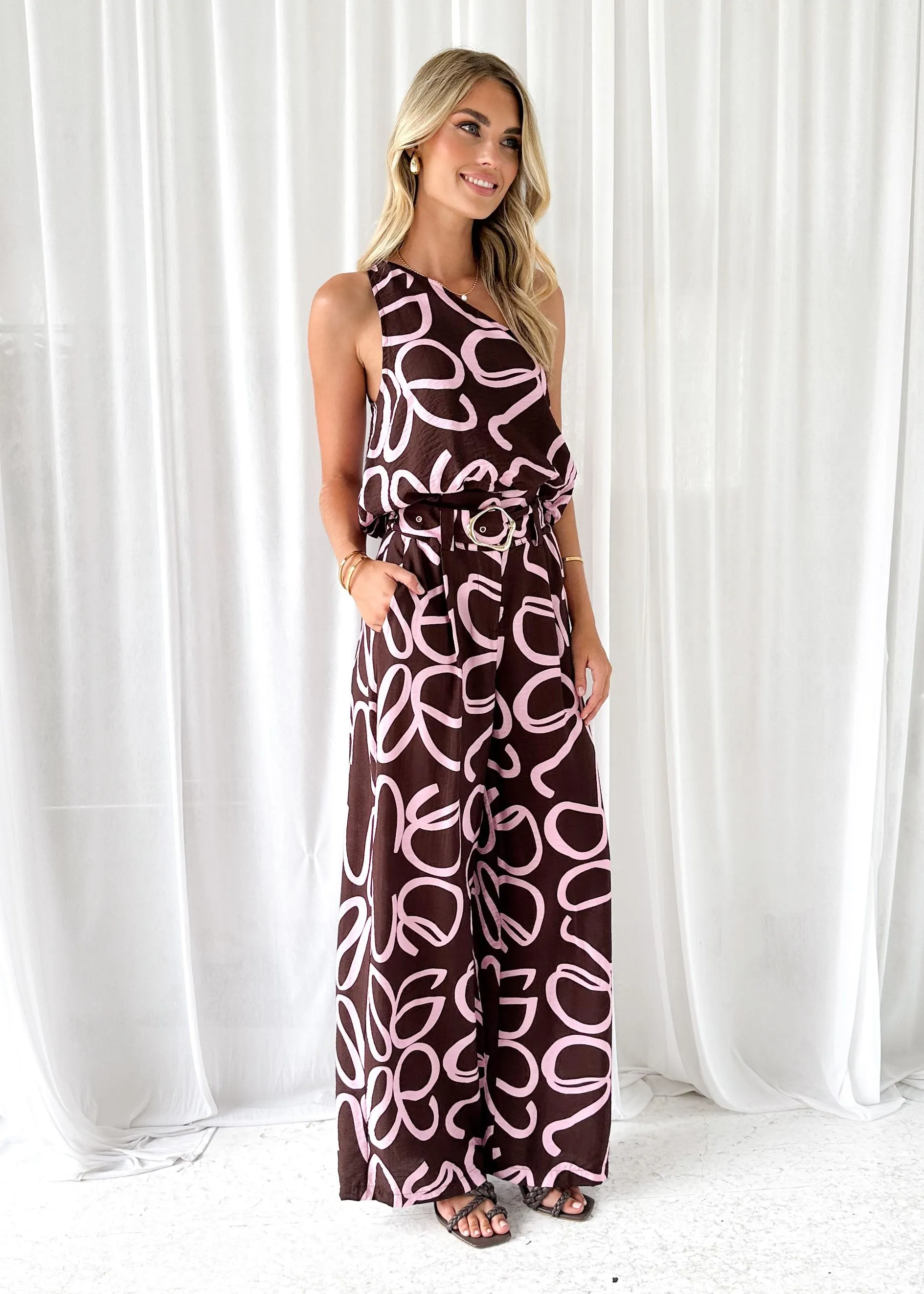 Aterry Pants - Choc Swirl