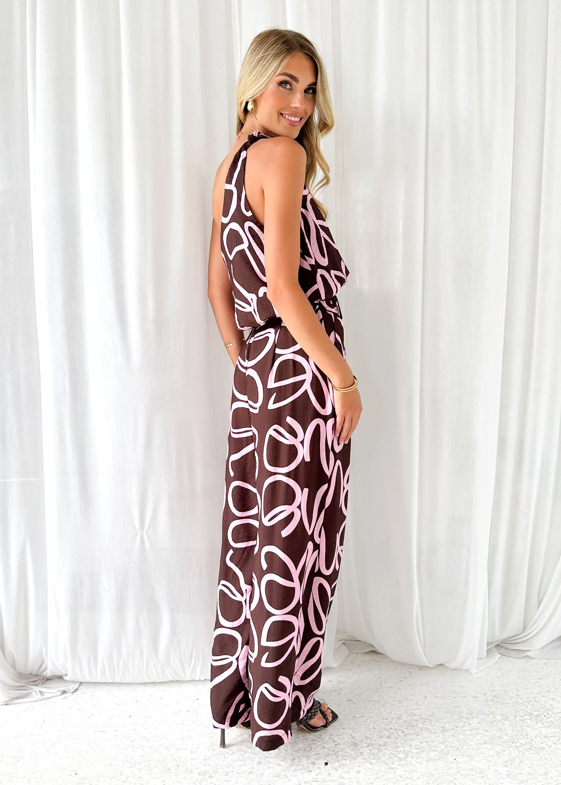 Aterry Pants - Choc Swirl