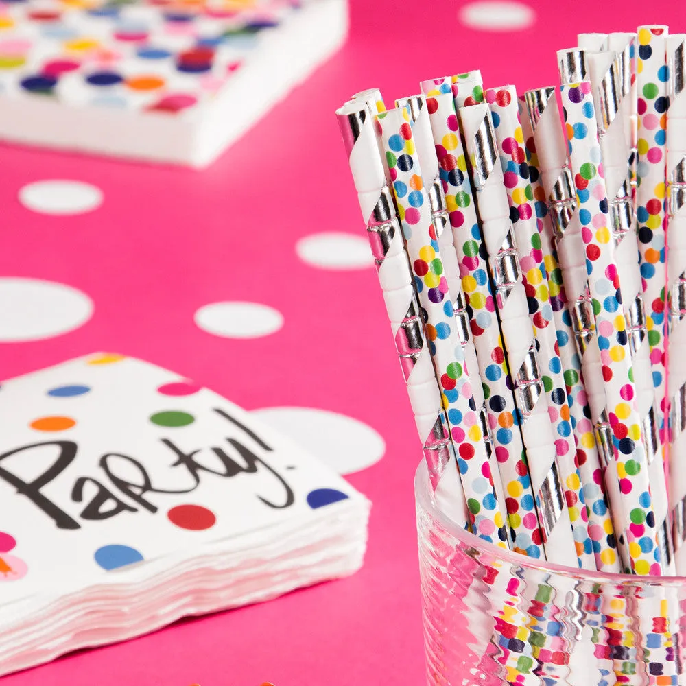 Birthday Dots Cake Banner Topper