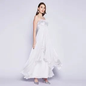 Canse Tube Applique Flower Gown