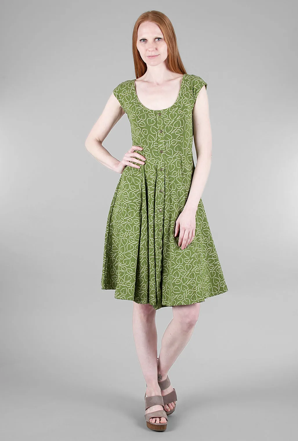Capitola Dress, Houseplant Print