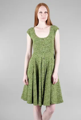 Capitola Dress, Houseplant Print