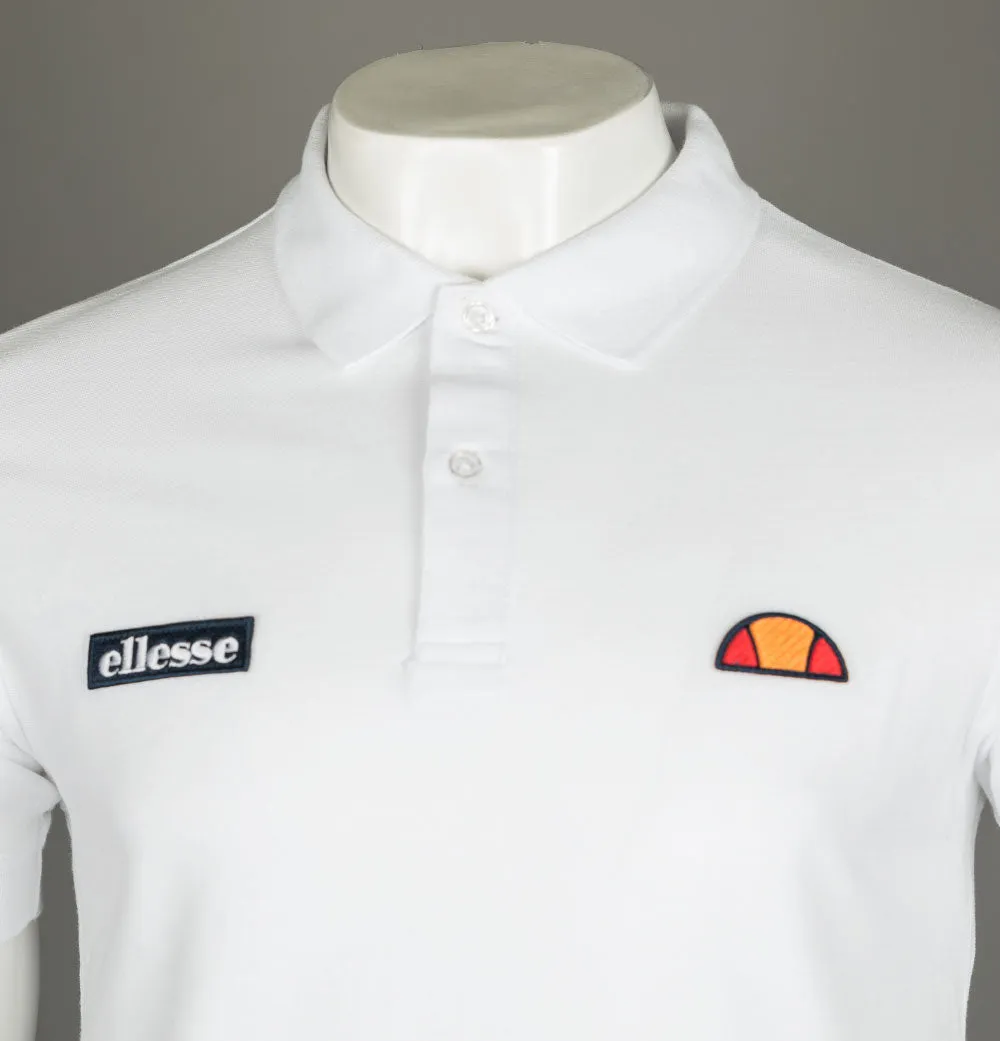Ellesse Montura Polo Shirt White