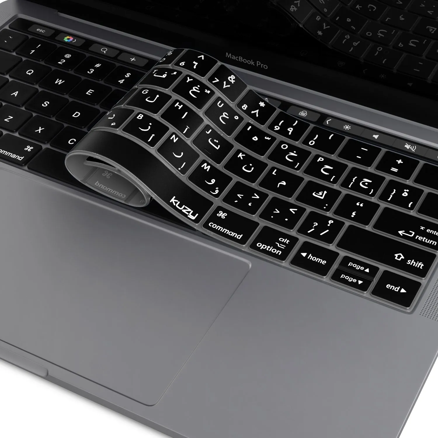 Foreign Language Keyboard Cover for MacBook Pro with Touch Bar & Touch ID