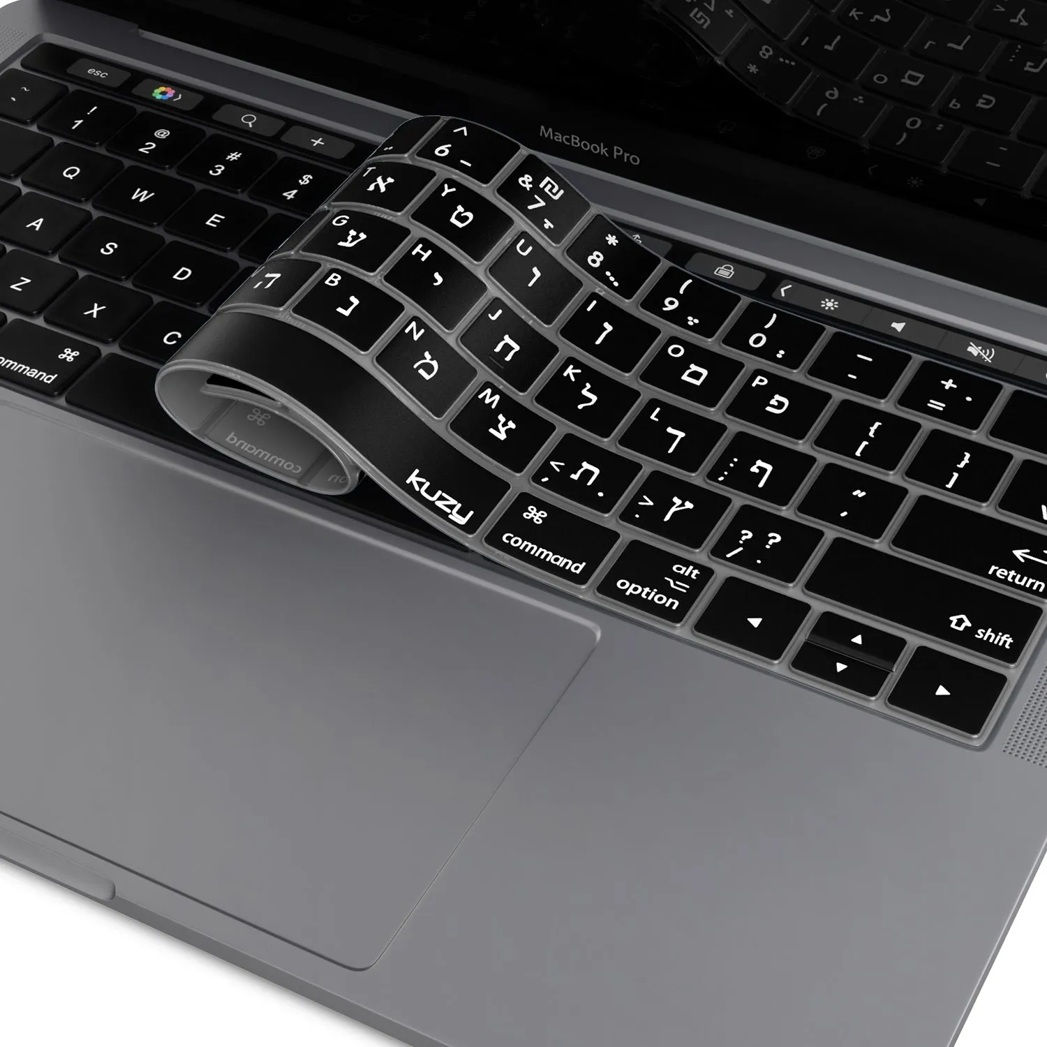 Foreign Language Keyboard Cover for MacBook Pro with Touch Bar & Touch ID