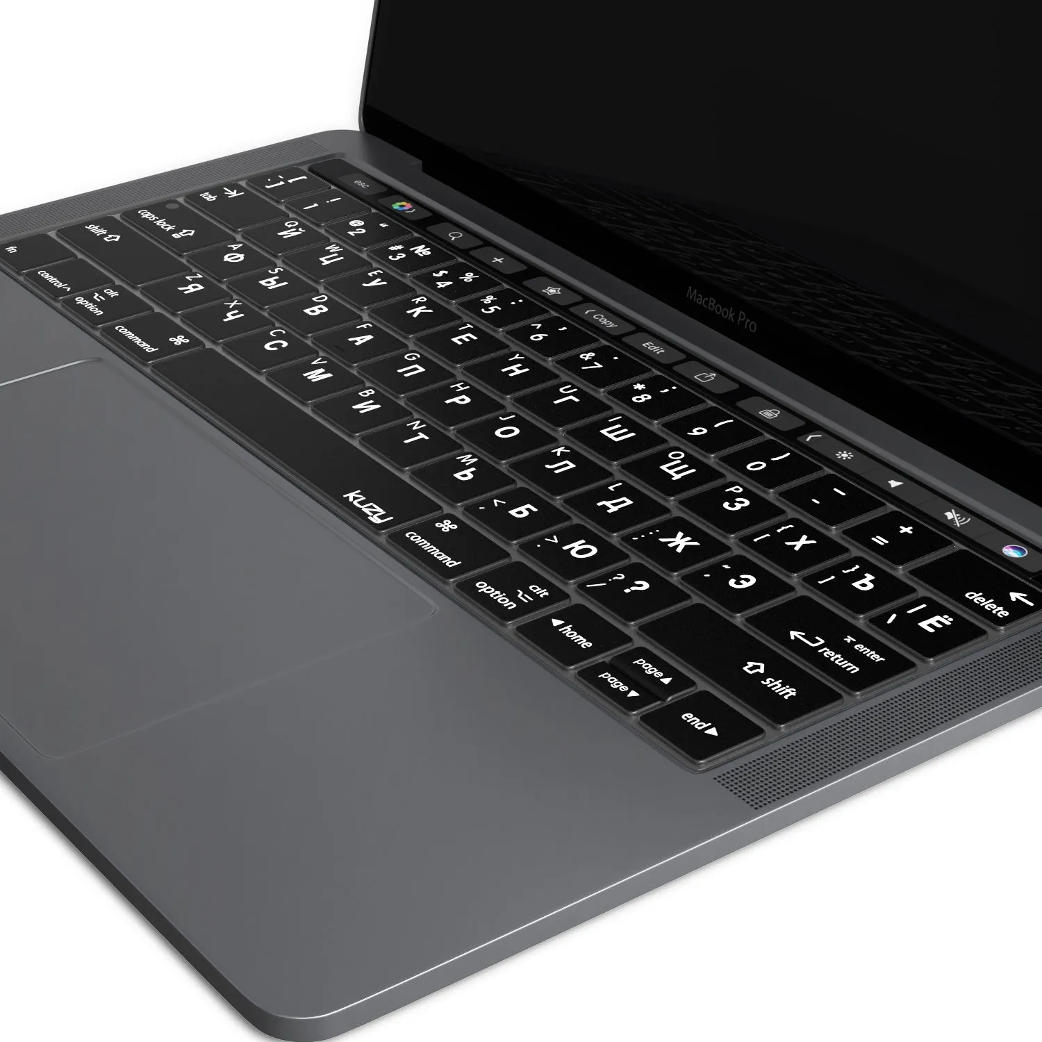 Foreign Language Keyboard Cover for MacBook Pro with Touch Bar & Touch ID