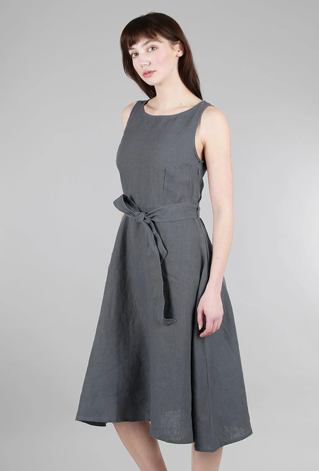 Grace Swing Dress, Dove Gray