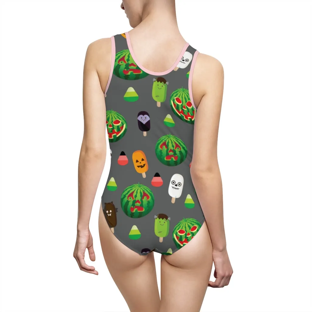 Jack-o-Melon Classic One-Piece Swimsuit