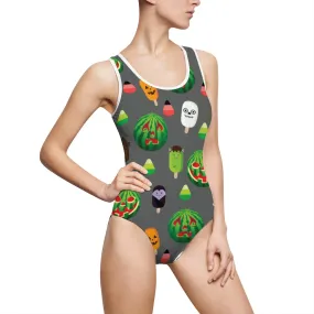 Jack-o-Melon Classic One-Piece Swimsuit