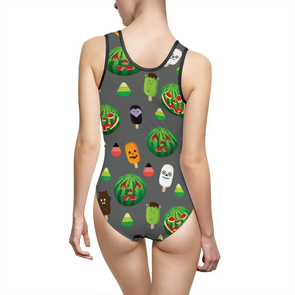 Jack-o-Melon Classic One-Piece Swimsuit