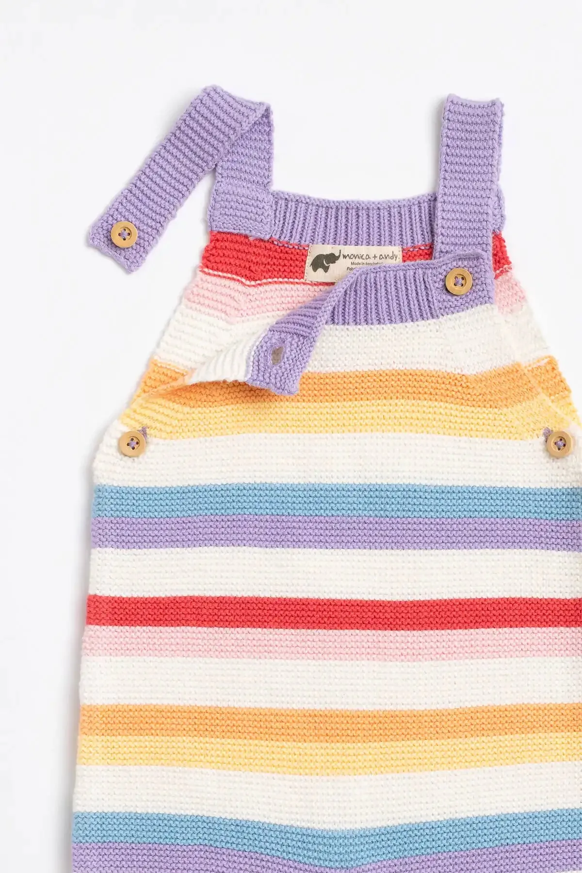 Knit Overalls_Pastel Stripes