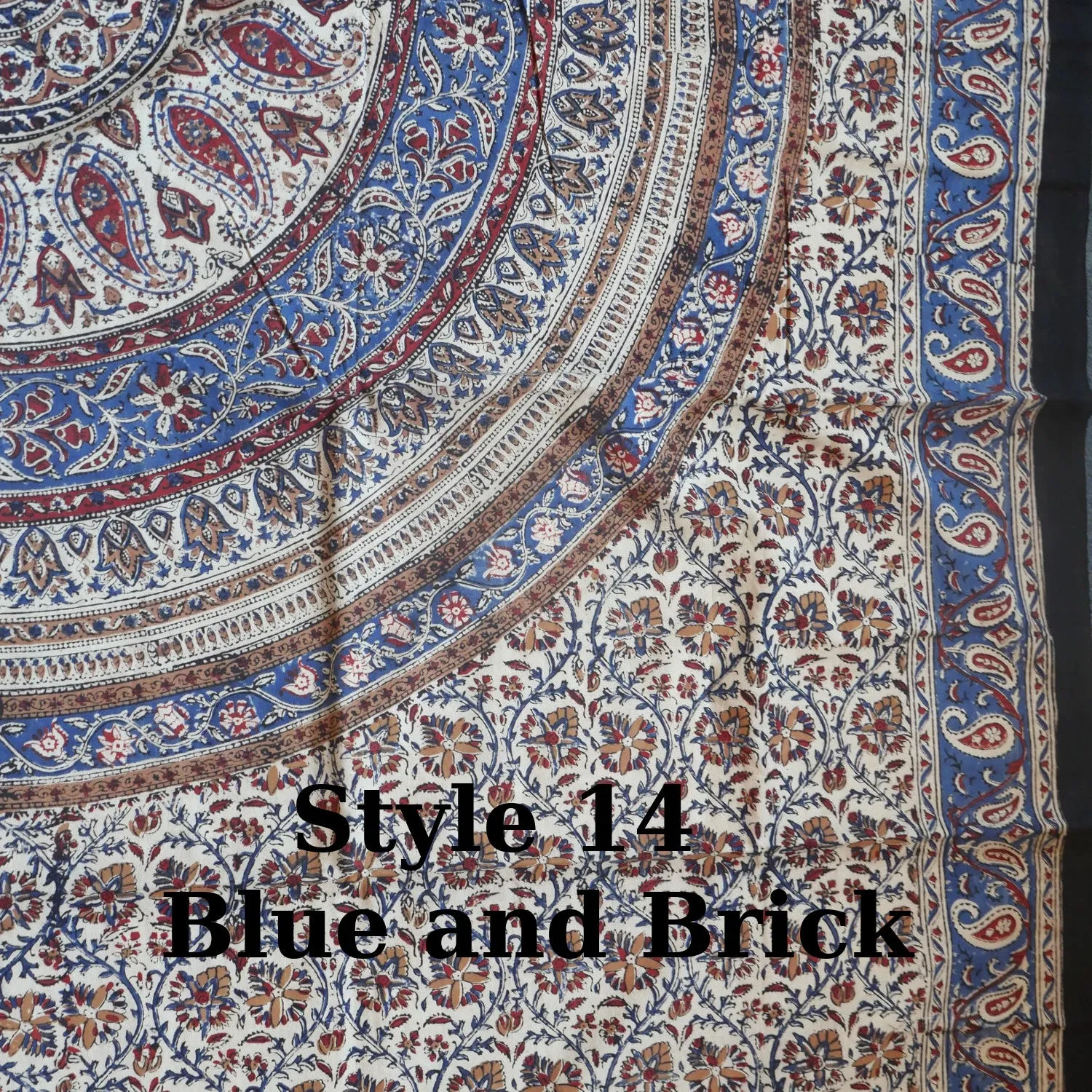 Printed Cotton Bed Cover - Twin Size